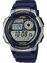 Comprar Reloj Casio Core Ae1000w-2av 5 Alarmas Hora Mundial Crono