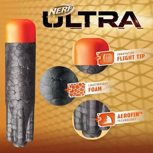 Nerf Lanzador Dardos De Larga Distancia Ultra Four 4 Dardos 