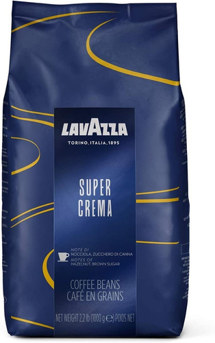 Café Lavazza Super Crema 1 Kg Espresso Para Maquina 