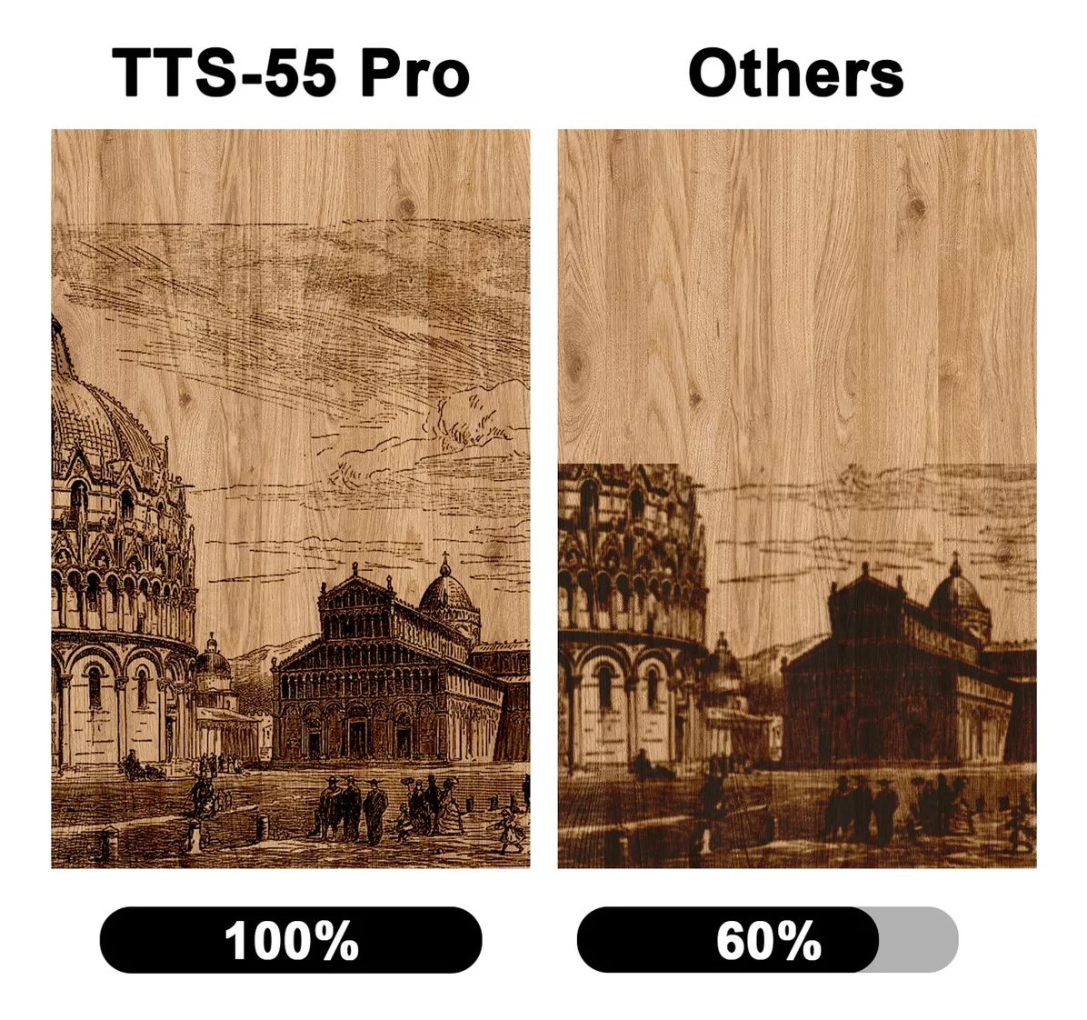 Terceira imagem para pesquisa de twotrees tts 55 gravadora corte laser 40w area 300x300mm