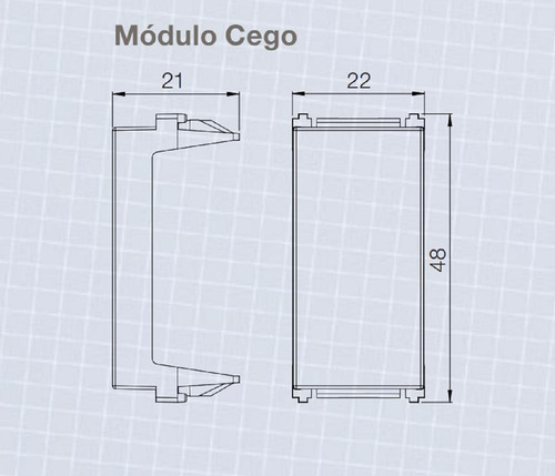 Módulo Cego Tampa De Tomada Esatta Preto Weg 2 Unidades