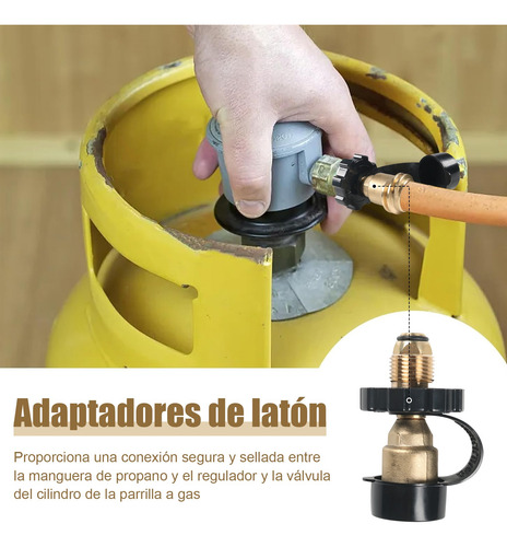 Adaptador Tanque De Con Perilla Manual Pol A Qcc1