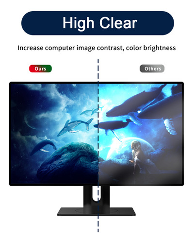 Pantalla De Computadora Con Luz Azul O Filtro De Luz Azul De