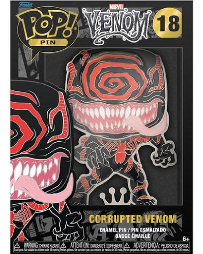 Libro - Funko Pop! Pin: Venom - Corrupted Venom - Funko Pop