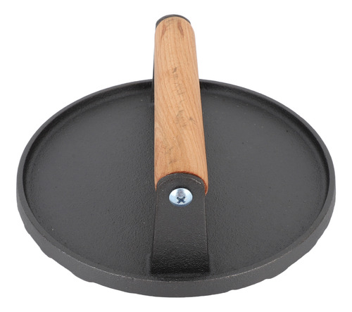 Madera Prensada De Tocino De Hierro Fundido Steak Weight