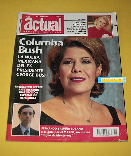 Revista Actual 1996 Columba Bush Viviana Corcuera