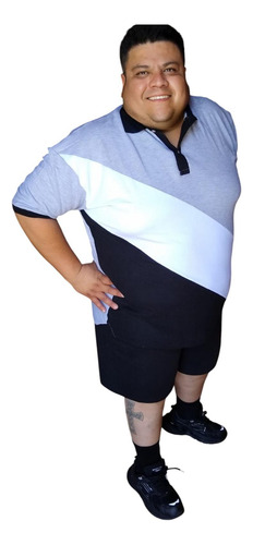 Fraccionada En Playera Polo Talla Extra 4xl, 5xl, 6xl, 7xl