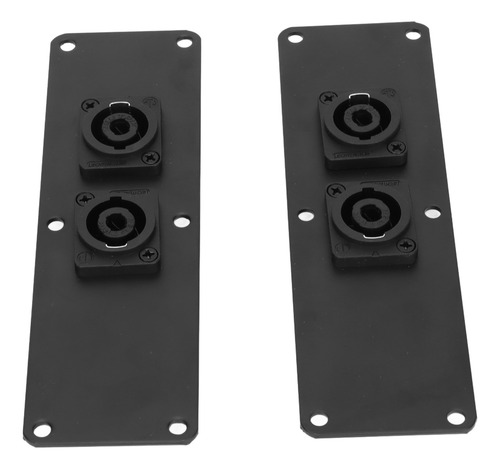 Placa De Altavoz: Conector Metálico De Hierro, Conector Dobl