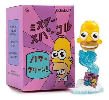 Figura de acción Homero Simpson Mr. Sparkle de Kidrobot