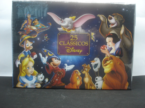 Dvd Box - 25 Clássicos Disney - Original Lacrado Novo