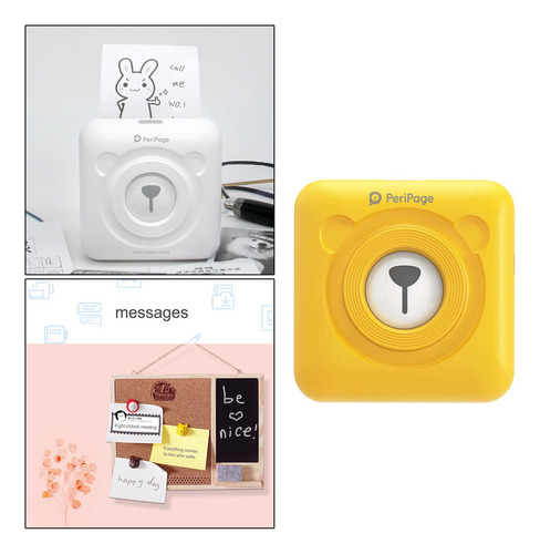 Pocket Printer- Mini Impresora Térmica Portátil Amarillo