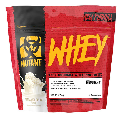 Mutant Whey Proteína en Polvo sabor Helado de Vainilla- 5 LB Sabor Helado de Vainilla