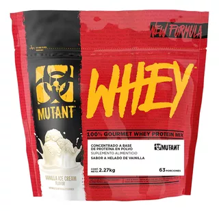 Mutant Whey Proteína en Polvo sabor Helado de Vainilla -5 LB