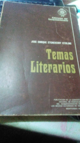 Temas Literarios. José Etcheverry