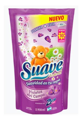 Suave Suavizante Para Ropa Violetas Del Campo X 900 Ml