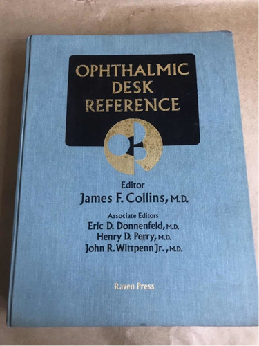 Livro Ophthalmic Desk Reference Medicina Antigo Usado