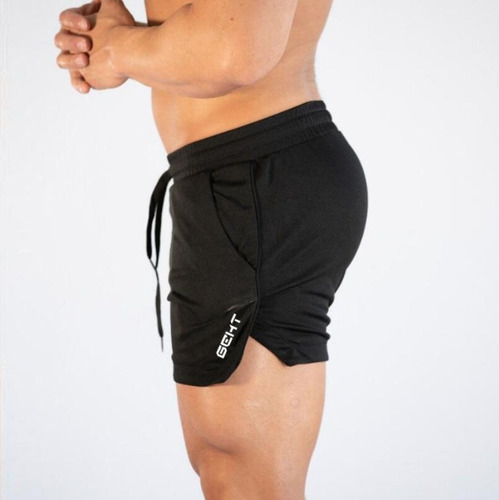 Gym Shorts Cortos, Ajustado, Gimnasio, Entrenamiento, Casual