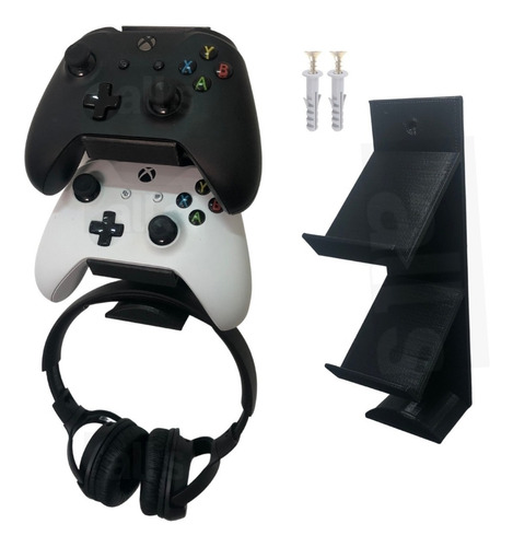 Suporte De Parede Para Controles E Headset De Xbox Ps3 Ps4 