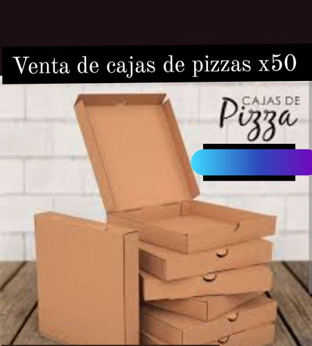 Cajas De Pizzas X50