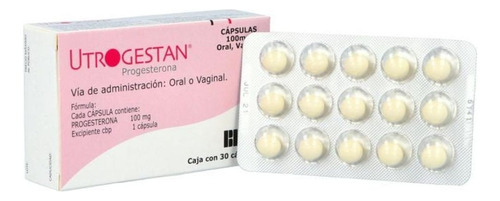 Utrogestan 100 Mg Caja Con 30 Cápsulas
