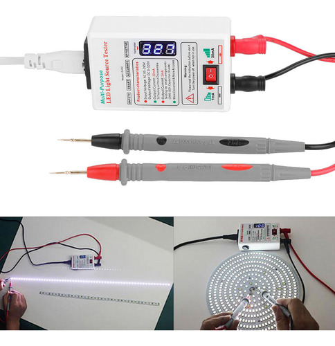 Probador De Baterías Led Precise Values, Diseño De Doble Ais