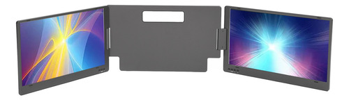 Monitor Portátil Triple De 14 Pulgadas Para Computadoras Por