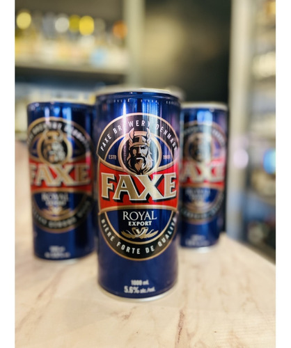 Imagen 3 de 10 de Cerveza Faxe Royal Export Pack X 6 Latas X 1 Litro