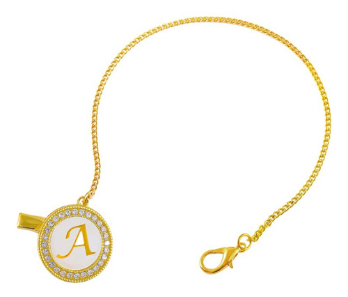 Pacifier Clip Blingonly Alloy Gold M