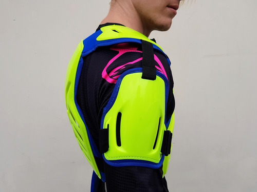 Colete Motocross Asw Maxx Trilha Enduro Bmx Atv Azul