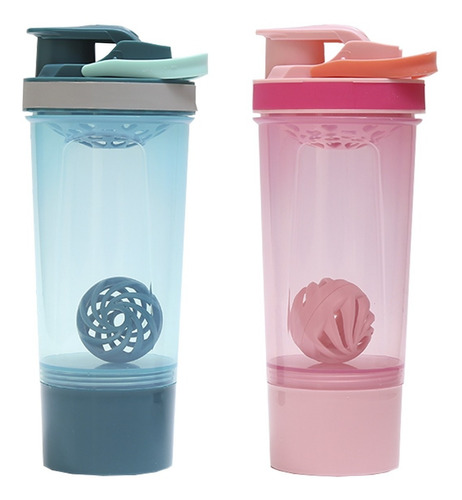 Imagen 1 de 8 de Vaso Termo Mezclador Bola Shaker Proteina Gym Fitness 720ml