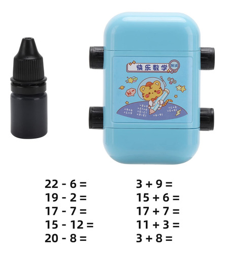 Sello Rodillo Matematica Inteligente Enseñanza Digital Doble