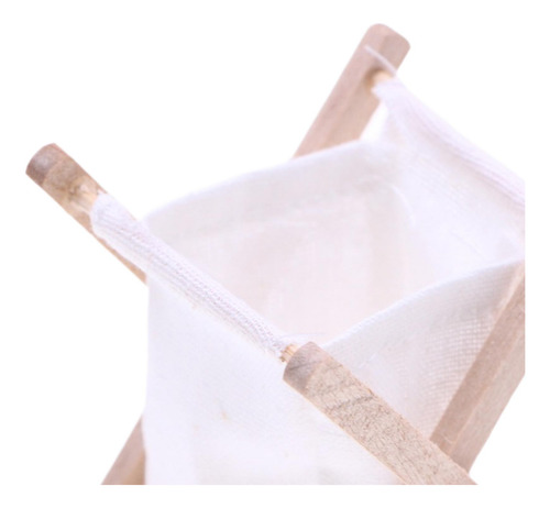 5 Cesta De Lavandería Para Casa De Muñecas Color Sólido