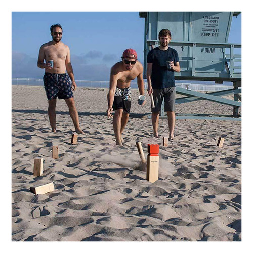 Imagen 2 de 7 de Ropoda Kubb Game Premium Set De Juego Para Patio, Exterior,
