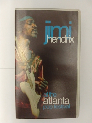 Vhs De Jimi Hendrix, At Atlanta Pop Festival. Vhs Inglés.