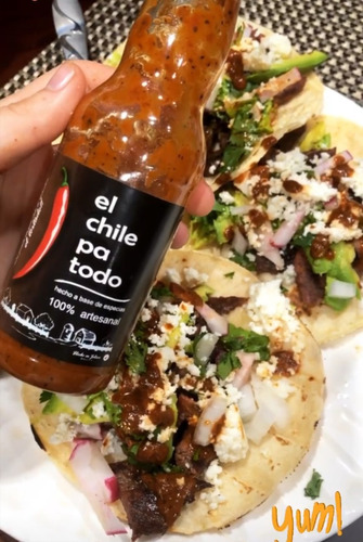 Salsa Picante Artesanal Elchilepatodo Sabor Tostado