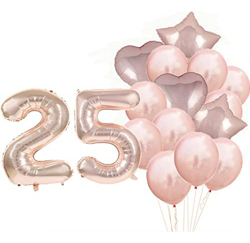 Sweet 25th Birthday Decoraciones Suministros Para Fiestas, G
