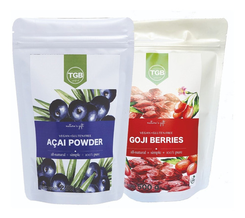 Combo Acaí Berry 250g + Goji Berries 500g