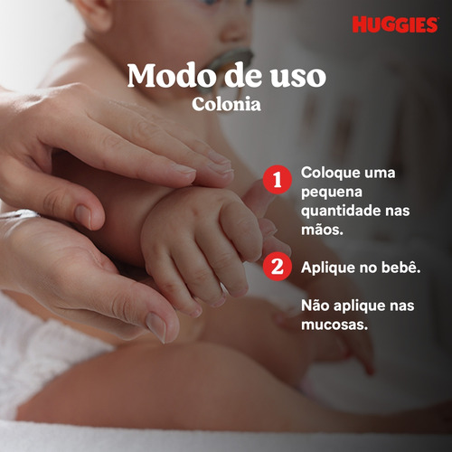 Colônia Huggies Extra Suave Para Bebê 100ml