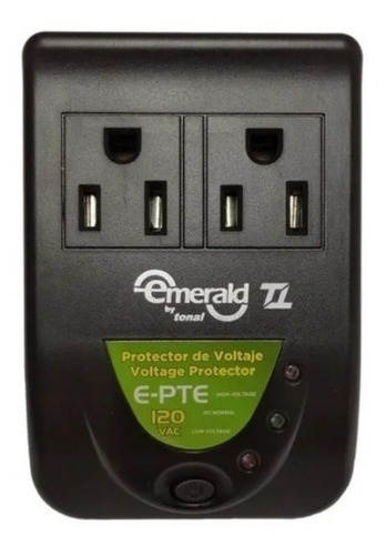 Protector De Voltaje 110v Equipos Electrónicos E-pte Emerald