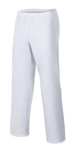 Pantalón De Pintor Blanco Ajuste Elástico Y Cordón Publishop