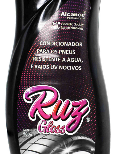 Condicionador Para Pneus Ruz Gloss 500ml Alcance