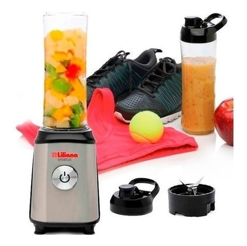 Imagen 1 de 5 de Licuadora Liliana Sportic Botella Portatil 350w 600ml