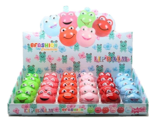 6un - Lip Balm Sapinho Nr50006 - Kit B Fashion Atacado J