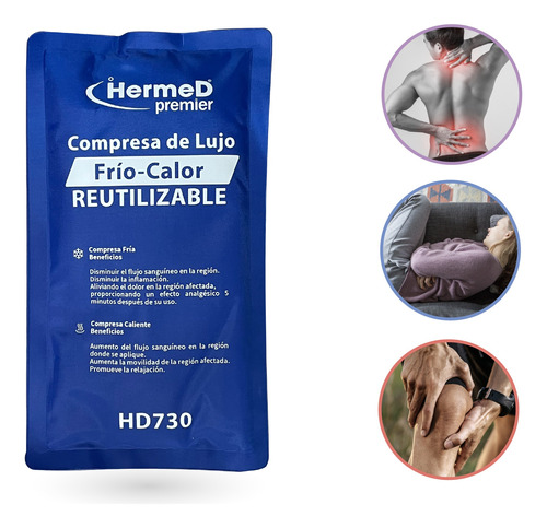 Compresa Grande  Gel Térmica Terapia Fría Caliente