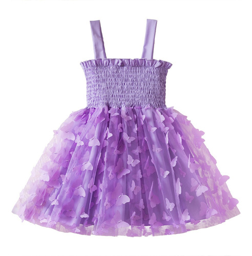 Vestido Casual De Tul Para Niña, Vestido De Tutú Para Niña