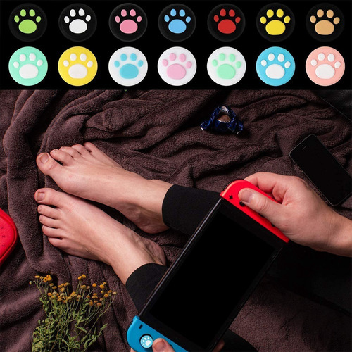 Dsd 28 Peças De Capa De Silicone Thumb Grip Claw Key Para