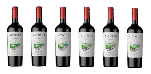 Vino Altosur Malbec Gualtallary Finca Sophenia Caja X6