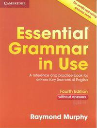 Libro: Essential Grammar In Use Without Answers 4th Edition.