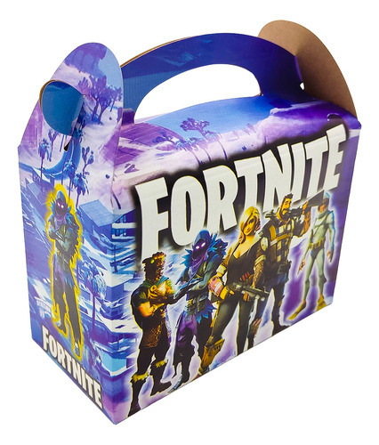 Caja Cajita Feliz Sorpresa X12 Unidades Fortnite Juego