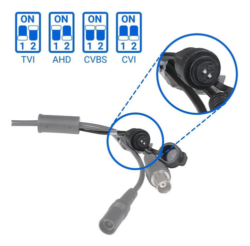 Câmera Globo 5mp Hdcvi Smart Com Dual Light R-tech